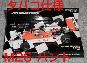 タバコ仕様 1/43 マクラーレン フォード M26 ハント 1978 McLaren FORD HUNT