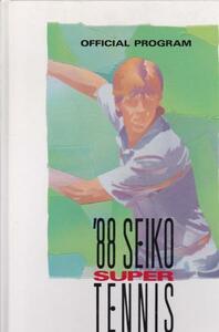 *1988 Seiko * super * tennis official * program 