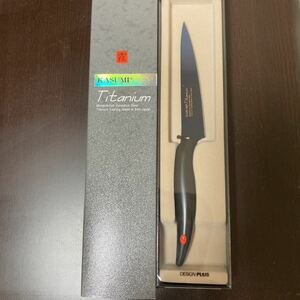 霞KASUMI ペティナイフ（チタンコーティング） 12cm