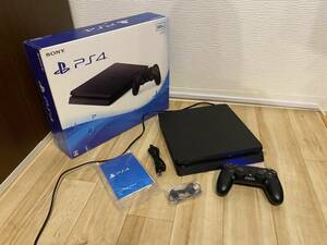 SONY ソニー PlayStation4 PS4 CUH-2000A B01 500GB ジェットブラック 初期化済み コントローラー付き 「11327」