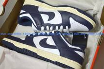 ■新品 国内正規品 25cm NIKE WMNS DUNK LOW Vintage Navy DD1503-115 qs US8_画像1