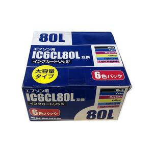 未使用 EPSON エプソン インク カートリッジ iC6CL80L 互換 即決