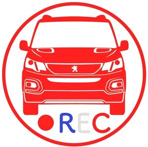 プジョー リフター ドラレコ ドライブレコーダー ステッカー 無料車種変更可能