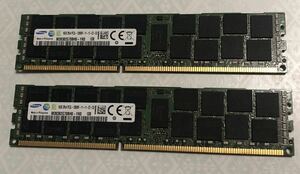 SAMSUNG 32GB（16GB x2）2Rx4 PC3L-12800R-11-11-E2-D3