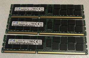 SAMSUNG 16GB 2Rx4 PC3L-12800R-11-11-E2-P2*2枚　16GB 2Rx4 PC3L-12800R-11-11-E2-D3（3点セット）