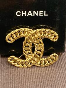  прекрасный товар редкий Chanel Vintage teka здесь Mark брошь 