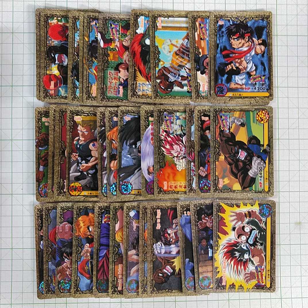 ストリートファイターⅡ カードダス バーコードウォーズ 全40種