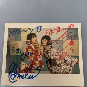 みひろ 七海なな 直筆サイン入りワイドチェキ チェキ 直筆サイン入り