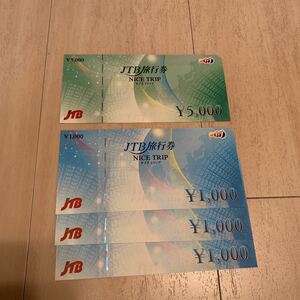 JTB 旅行券 ナイストリップ 8,000円