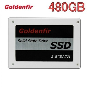 【今だけ最安値】SSD Goldenfir 480GB SATA3 / 6.0Gbps 新品 2.5インチ 高速 NAND TLC 内蔵 デスクトップPC ノートパソコン