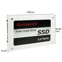 【最安値】 SSD Goldenfir 120GB SATA3 / 6.0Gbps 新品 2.5インチ 高速 NAND TLC 内蔵 デスクトップPC ノートパソコン_画像2