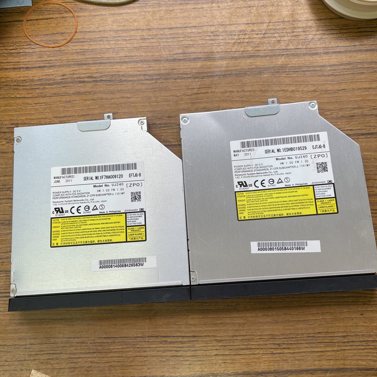 市場 中古良品 内蔵スリムブルーレイドライブ Panasonic Blu-rayドライブ 12.7mm UJ260もしくは同等品 UJ-240