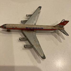 ビンテージ Swiss air DC8 模型