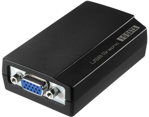 【ほぼ未使用】IO DATA USBグラフィックアダプター　USB-RGB2 デュアルモニタ マルチディスプレイ