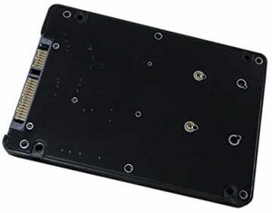 mSATA MINI PCI-E SSD→2.5インチ SATA3 変換アダプタ 7mm プラスチック　ケース付き