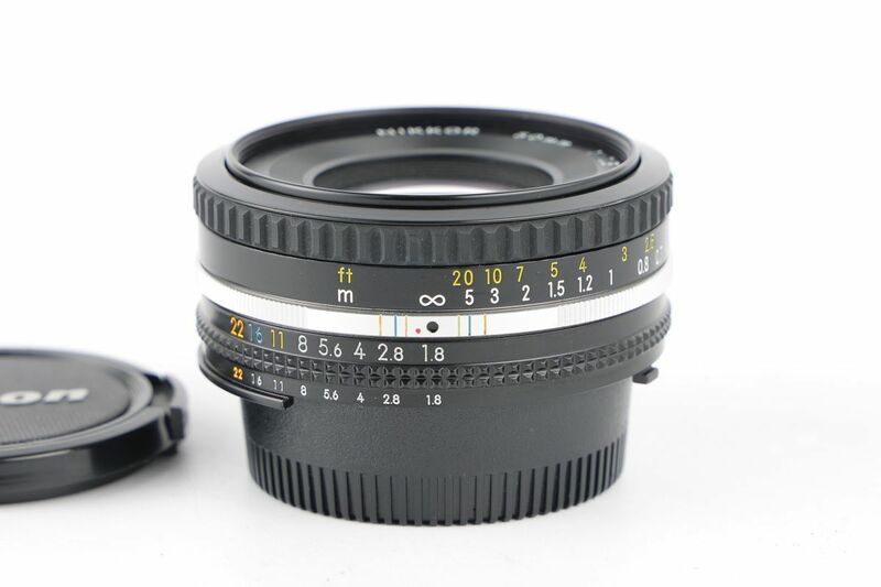 06201cmrk Nikon Ai NIKKOR 50mm F1.8S Ai-S 単焦点 標準 パンケーキレンズ ニコン Fマウント
