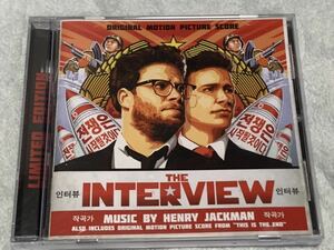 CD「ザ・インタビュー Interview/俺たちハリウッドスターの最凶最期の日 This Is the End」ヘンリー・ジャックマン 即決！