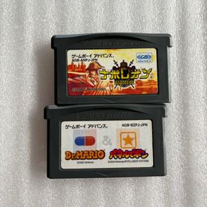 GBA ゲームボーイアドバンス ソフト 2本セット ナポレオン ドクターマリオ パネルでポン