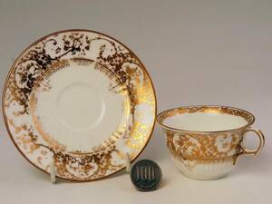 　ウェジウッド　=　Old-D-Cup&Saucer 　=　Y5527　= (1級品) 貴重品