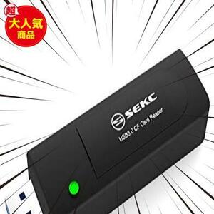 SEKC USB3.0対応 CFカードリーダー Type-A USB3.0コネクタ CFポート 高速転送 ブラック SCF-CR31