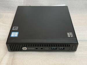 hp i7 小型パソコン EliteDesk800G2DM、ACアダプタ 中古 完動品　(無線LAN内蔵)