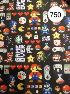 マリオ ゲーム柄 生地 ハンドメイド はぎれ ハギレ 布
