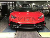 #最安値・最高品質FRP製LamborghiniランボルギーニウラカンLP610-4専用フロントリップスポイラー_画像3