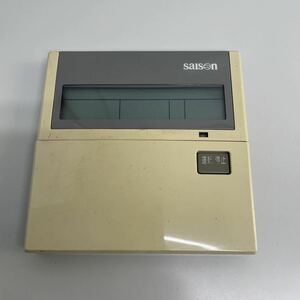 (268) saison 業務エアコン用リモコン PJA502A016C 中古 通電動作未確認 ジャンク品