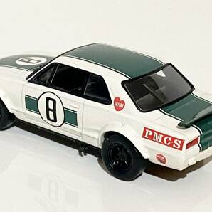 Kyosho 1/43 1971 Nissan Skyline 2000GT-R Hakosuka #8 KPGC10 ◆ Masahiro Hasemi◆ 京商 日産 スカイライン GT-R ハコスカの画像3