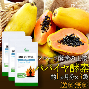 【リプサ公式】 酵素ダイエット 約1か月分×3袋 T-659-3 サプリメント サプリ 健康食品 ダイエット 送料無料