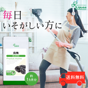 【リプサ公式】 烏梅(うばい) 約1か月分 C-310 サプリメント サプリ 健康食品 送料無料