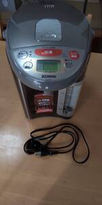 美品☆ZOJIRUSHI 象印 電気ポット CV-PY30型 通電確認済み 2007年製 ステンレスブラウン/3.0L/家庭用/