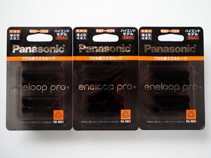 新品 Panasonic パナソニック eneloop pro エネループ プロ 単4形 充電式 ニッケル水素電池 合計12本