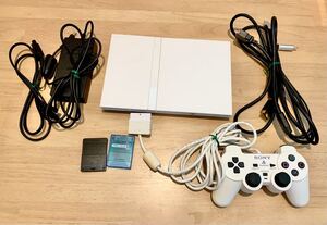 SONY PlayStation2 SCPH-70000 ホワイト ソフト4本付