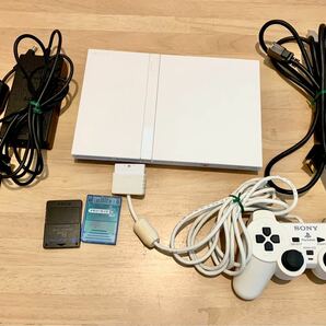 SONY PlayStation2 SCPH-70000 ホワイト　ソフト4本付