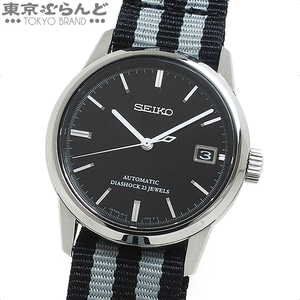 101566303 1円 セイコー SEIKO スピリット メカニカル 時計 腕時計 メンズ 自動巻 オートマチック SS 黒文字盤 ブラック SCVS015 6R15-00B0