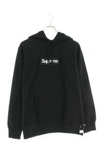 シュプリーム SUPREME 16AW Box Logo Hooded Sweatshirt サイズ:M ボックスロゴプルオーバーパーカー ブラック 【01】