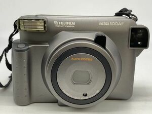 0102-1258M⑫615　FUJIFILM　フジフィルム　INSTAX　500AF　インスタントカメラ　AUTO　FOCUS　FUJINON　LENS　95mm　0.6m~∞