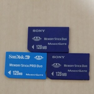 PSP メモリースティック128MB 3枚