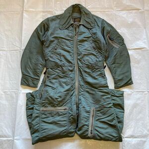 50's CWU-1/P H.BERNSTEIN&CO USAF flight suit coveralls 1958 year made the US armed forces the truth thing M-R