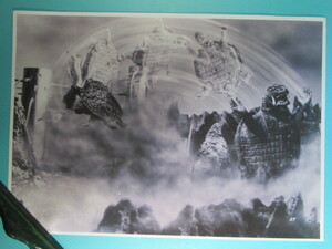  rare special effects materials *[ Gamera against gi long ] double extra-large poster steel 