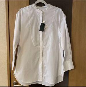 バンドカラーシャツ アパートバイローリーズ 白 新品未使用タグ付き L