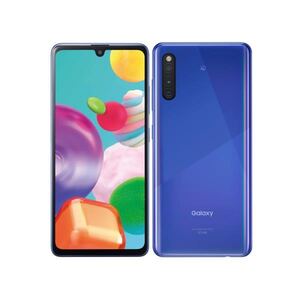 SIMロック解除済 au Galaxy A41 ブルー