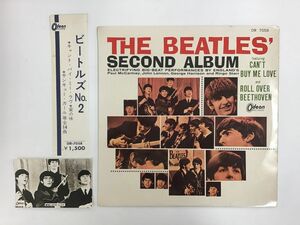 美品LP/The Beatles/The Beatles' Second Album/ビートルズNo.2/OR 7058/半掛け帯/Odeon赤盤/Odeon写真付 [8815RJ]