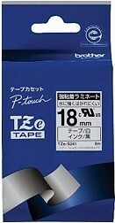 P-Touch用 強粘着シール TZe-S241 白テープ 黒文字 幅18mm 3本セット