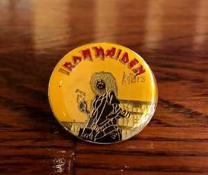 ビンテージ ピンズ ＊IRON MAIDEN＊ PINS アイアン・メイデン バンド ピン ピンバッチ Vintage