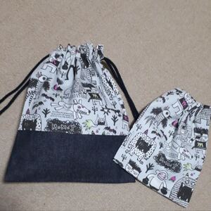巾着袋2点セット☆入園入学に