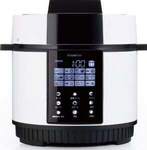 【新品】BONABONA 電気圧力鍋 ホワイト BD-PC71-WH