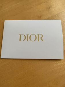 Dior★ディオール★ギフト★メッセージカードケース★封筒★ホワイト★