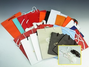 *shopa-* total 25 sheets + ribbon 5ps.@* famous brand sack / shop sack * Hermes / Chanel / Vuitton etc. * large * middle * small *